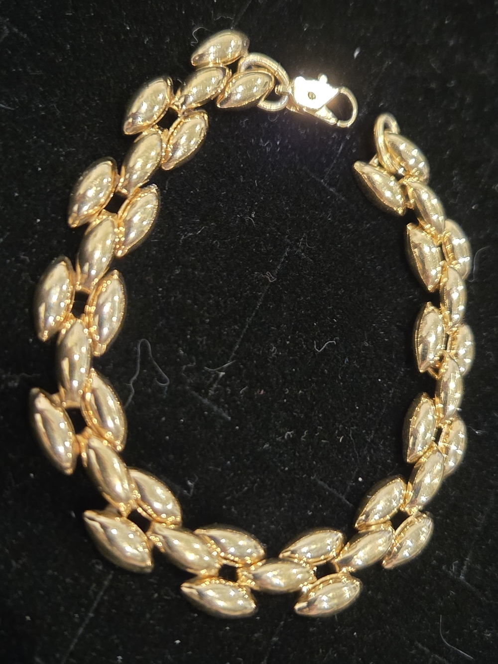 Gold-Link Marquise Bracelet - Women's Jewelry